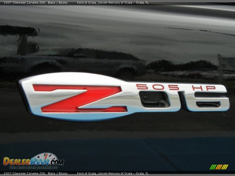 2007 Chevrolet Corvette Z06 Black / Ebony Photo #10