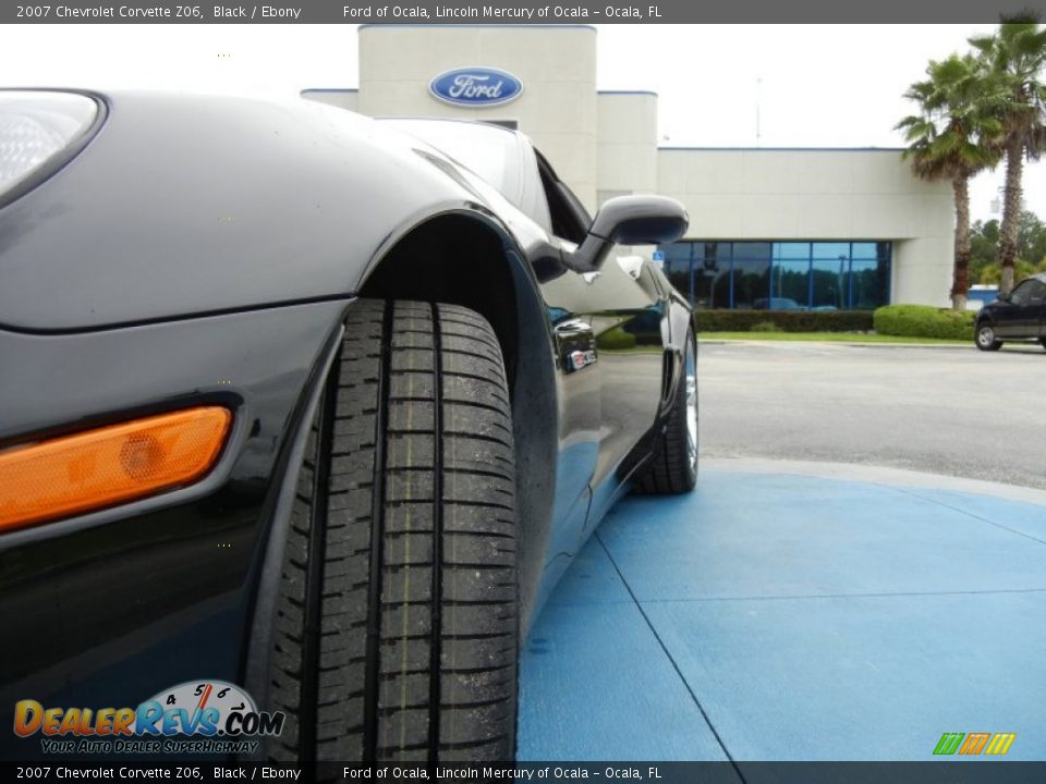 2007 Chevrolet Corvette Z06 Black / Ebony Photo #12
