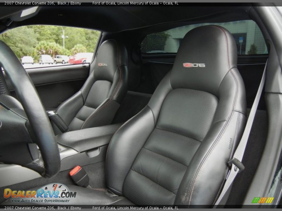 2007 Chevrolet Corvette Z06 Black / Ebony Photo #14