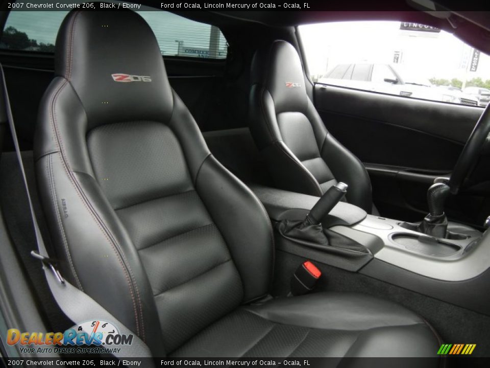 2007 Chevrolet Corvette Z06 Black / Ebony Photo #17