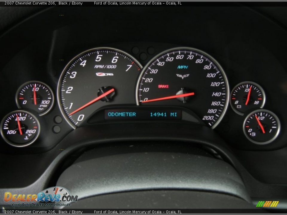 2007 Chevrolet Corvette Z06 Gauges Photo #20
