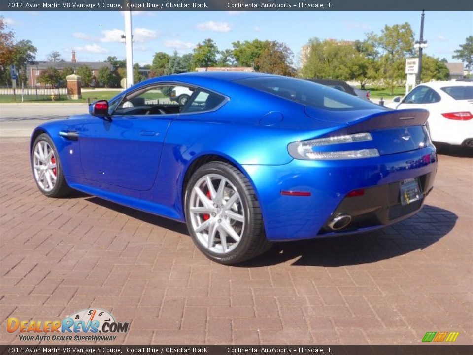 Cobalt Blue 2012 Aston Martin V8 Vantage S Coupe Photo #3
