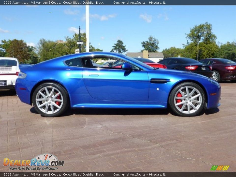 Cobalt Blue 2012 Aston Martin V8 Vantage S Coupe Photo #7
