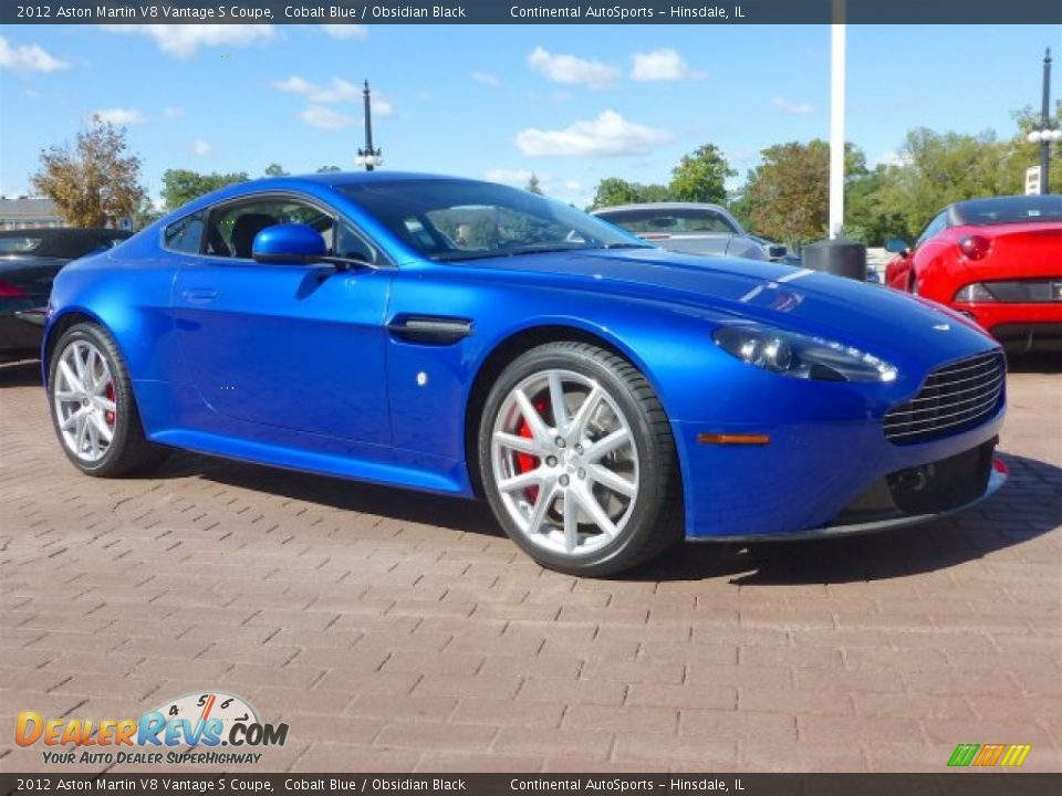 Front 3/4 View of 2012 Aston Martin V8 Vantage S Coupe Photo #8