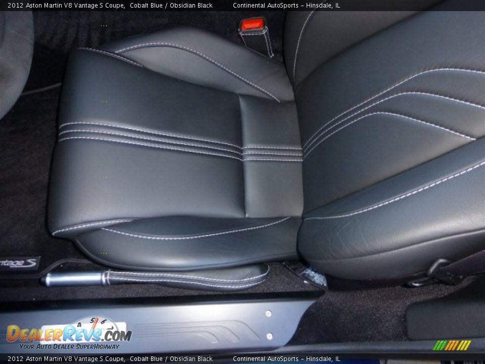 Obsidian Black Interior - 2012 Aston Martin V8 Vantage S Coupe Photo #15