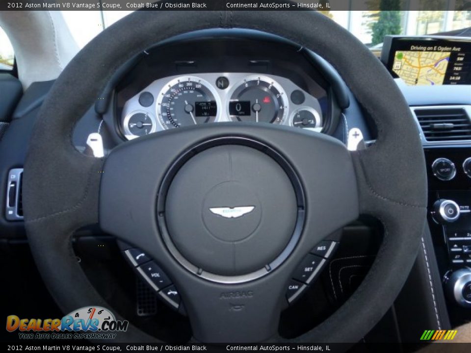 2012 Aston Martin V8 Vantage S Coupe Steering Wheel Photo #16