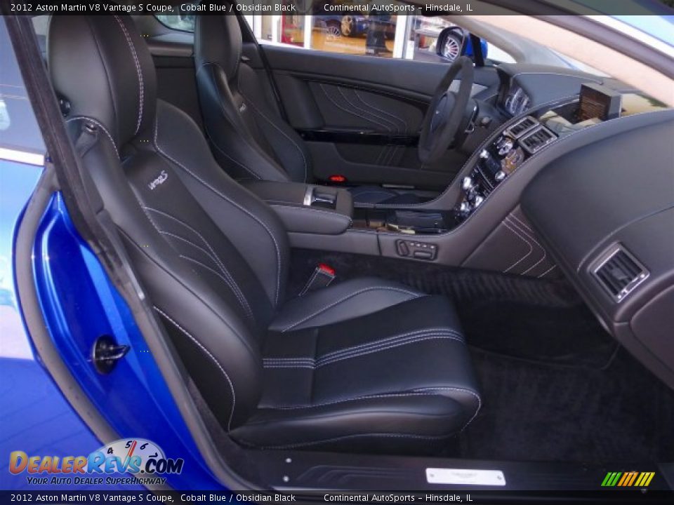 Obsidian Black Interior - 2012 Aston Martin V8 Vantage S Coupe Photo #26