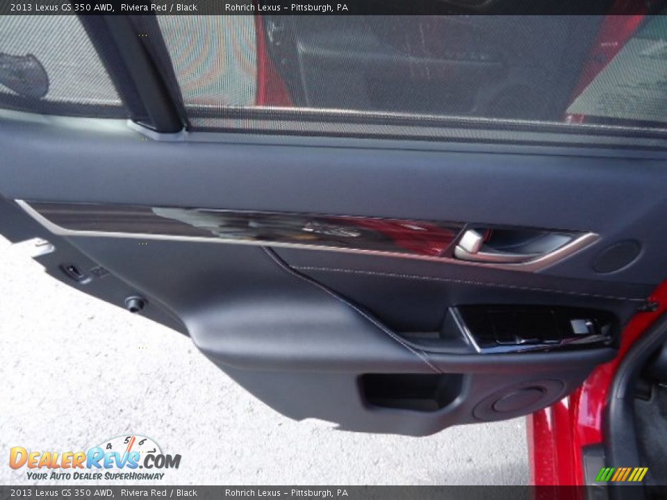 2013 Lexus GS 350 AWD Riviera Red / Black Photo #13