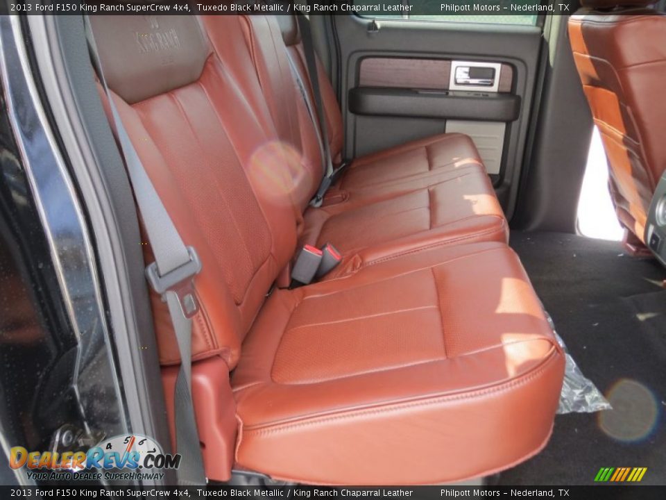 Rear Seat of 2013 Ford F150 King Ranch SuperCrew 4x4 Photo #21