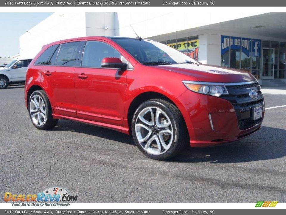 Ruby Red 2013 Ford Edge Sport AWD Photo #1