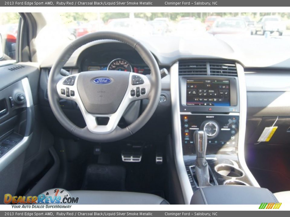 Dashboard of 2013 Ford Edge Sport AWD Photo #22