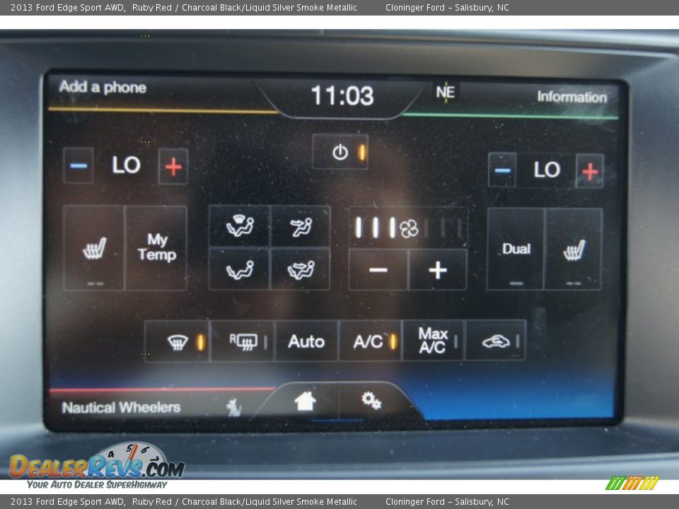 2013 Ford Edge Sport AWD Ruby Red / Charcoal Black/Liquid Silver Smoke Metallic Photo #31