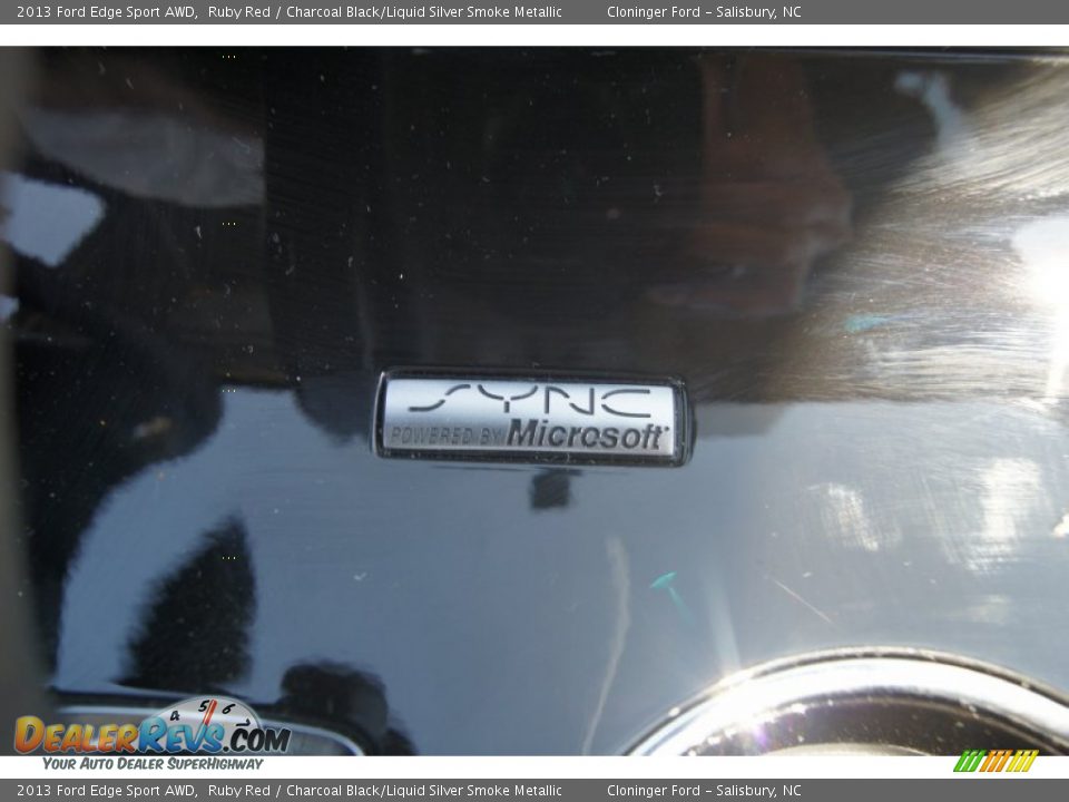 2013 Ford Edge Sport AWD Ruby Red / Charcoal Black/Liquid Silver Smoke Metallic Photo #34