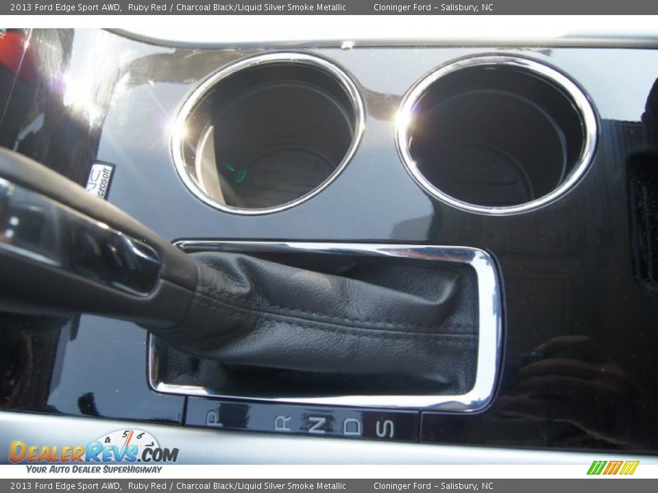 2013 Ford Edge Sport AWD Ruby Red / Charcoal Black/Liquid Silver Smoke Metallic Photo #35