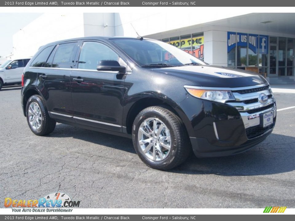 2013 Ford Edge Limited AWD Tuxedo Black Metallic / Charcoal Black Photo #1