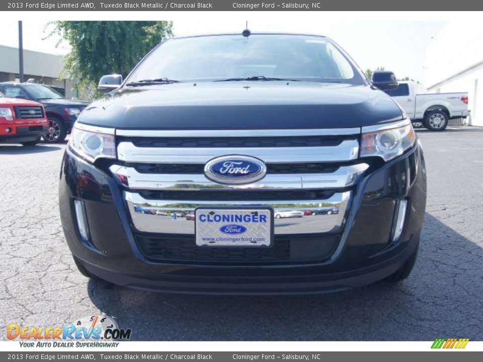 2013 Ford Edge Limited AWD Tuxedo Black Metallic / Charcoal Black Photo #7