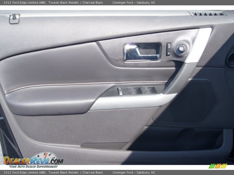 2013 Ford Edge Limited AWD Tuxedo Black Metallic / Charcoal Black Photo #8