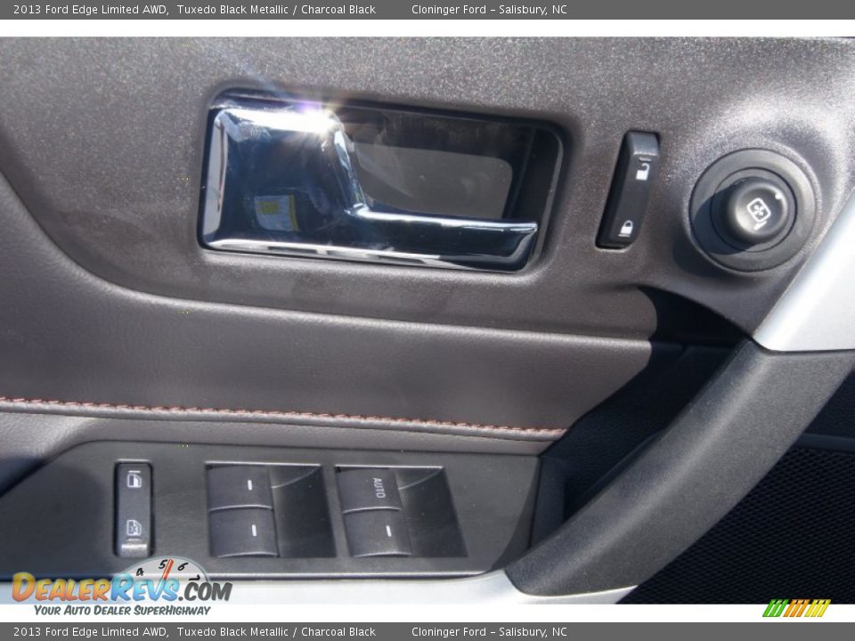 2013 Ford Edge Limited AWD Tuxedo Black Metallic / Charcoal Black Photo #9