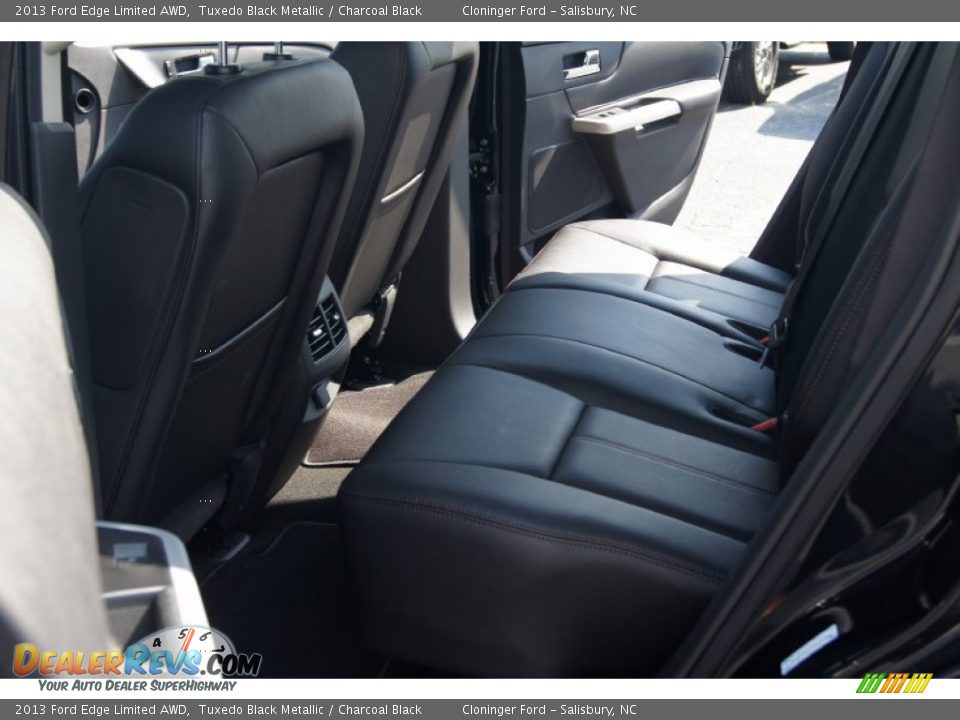 2013 Ford Edge Limited AWD Tuxedo Black Metallic / Charcoal Black Photo #11