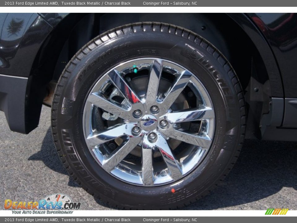2013 Ford Edge Limited AWD Tuxedo Black Metallic / Charcoal Black Photo #19