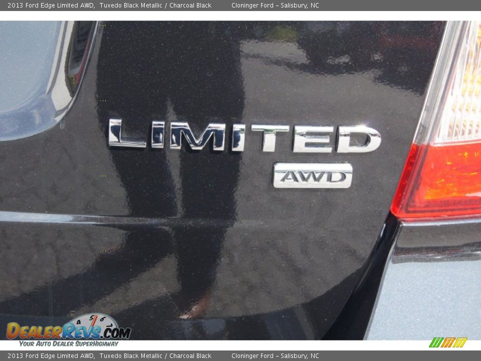 2013 Ford Edge Limited AWD Tuxedo Black Metallic / Charcoal Black Photo #20