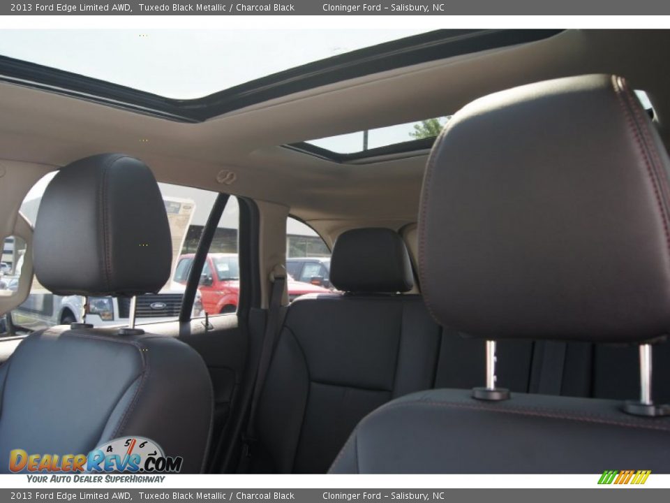 2013 Ford Edge Limited AWD Tuxedo Black Metallic / Charcoal Black Photo #24