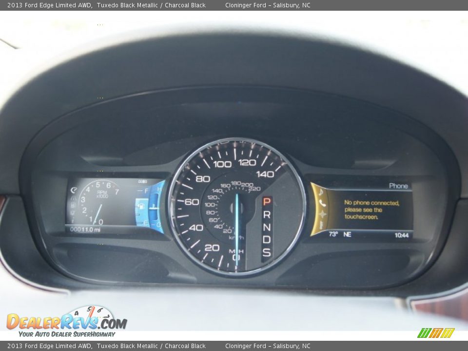 2013 Ford Edge Limited AWD Tuxedo Black Metallic / Charcoal Black Photo #29