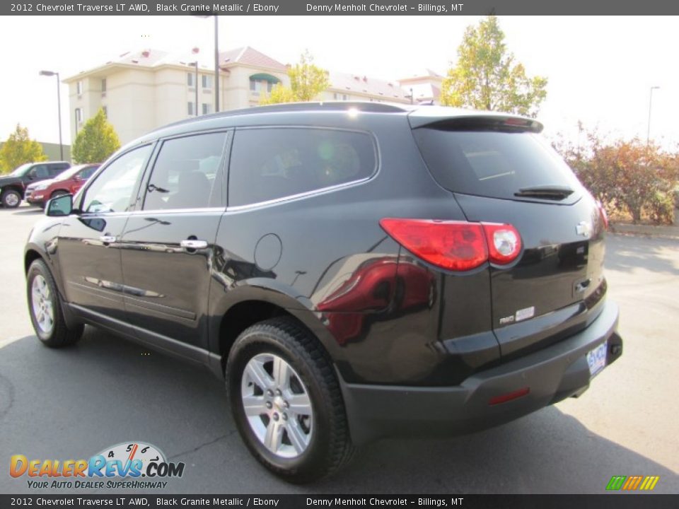 2012 Chevrolet Traverse LT AWD Black Granite Metallic / Ebony Photo #3