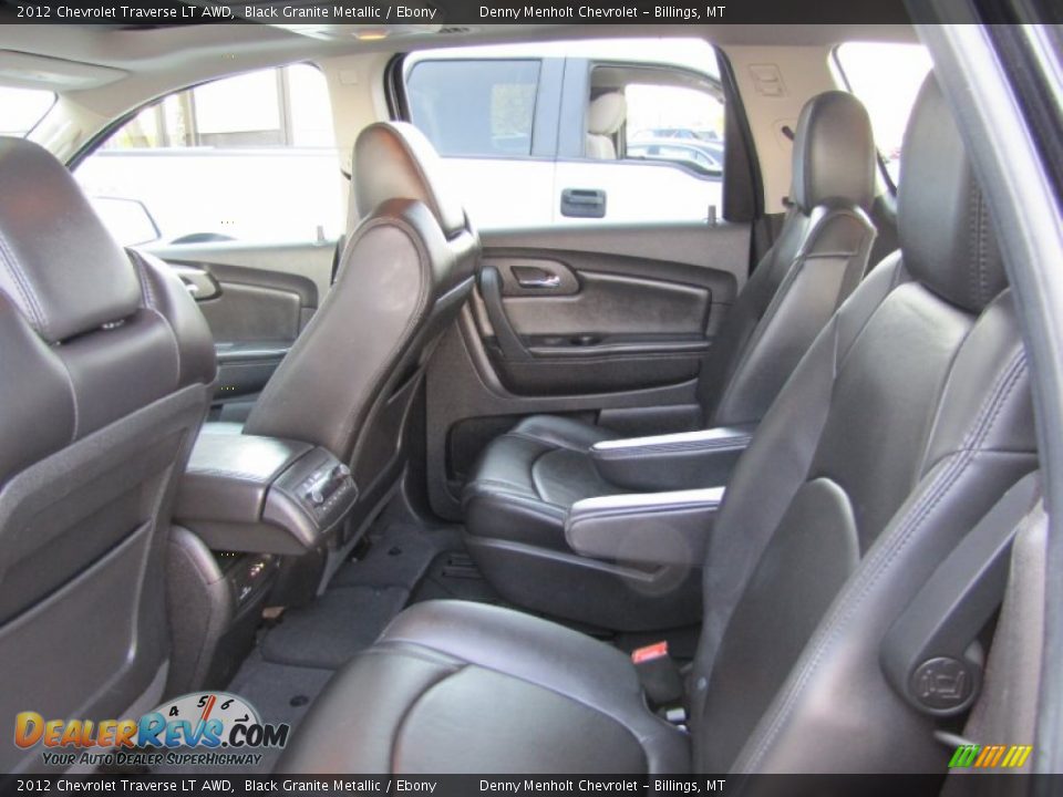 2012 Chevrolet Traverse LT AWD Black Granite Metallic / Ebony Photo #12