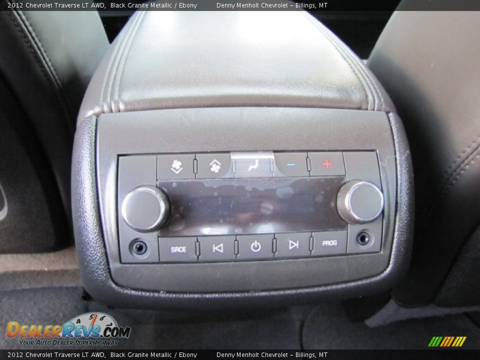 2012 Chevrolet Traverse LT AWD Black Granite Metallic / Ebony Photo #13