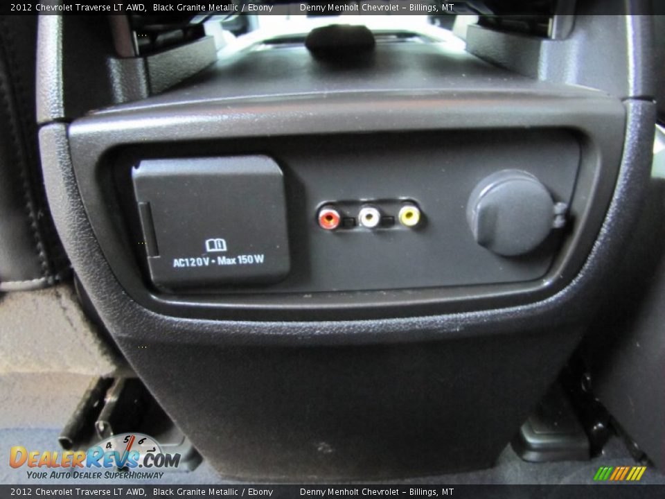 2012 Chevrolet Traverse LT AWD Black Granite Metallic / Ebony Photo #14