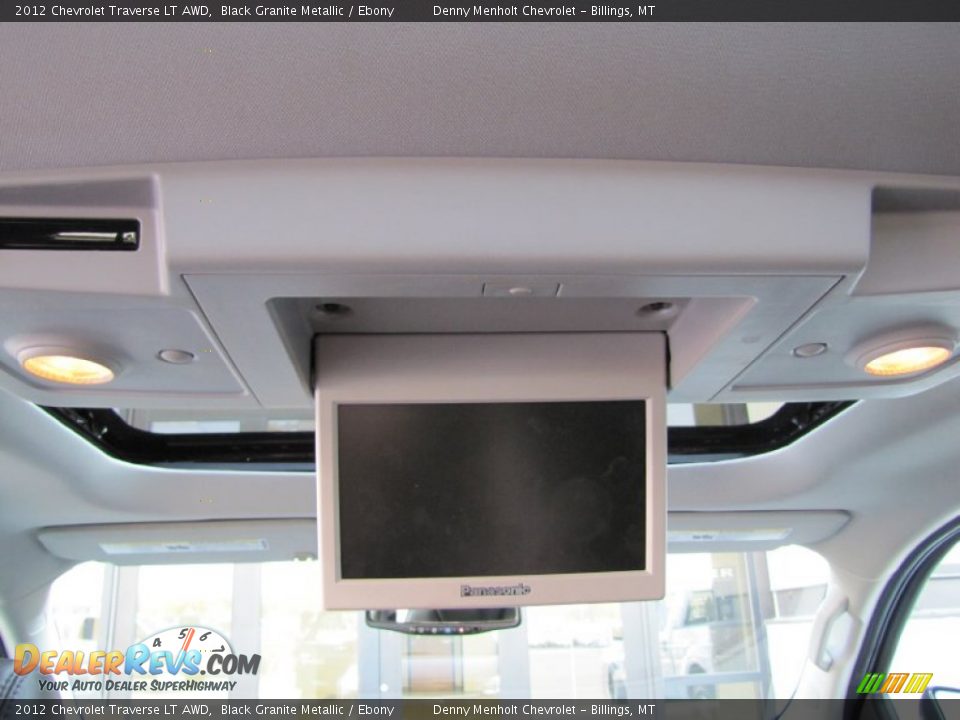 2012 Chevrolet Traverse LT AWD Black Granite Metallic / Ebony Photo #15