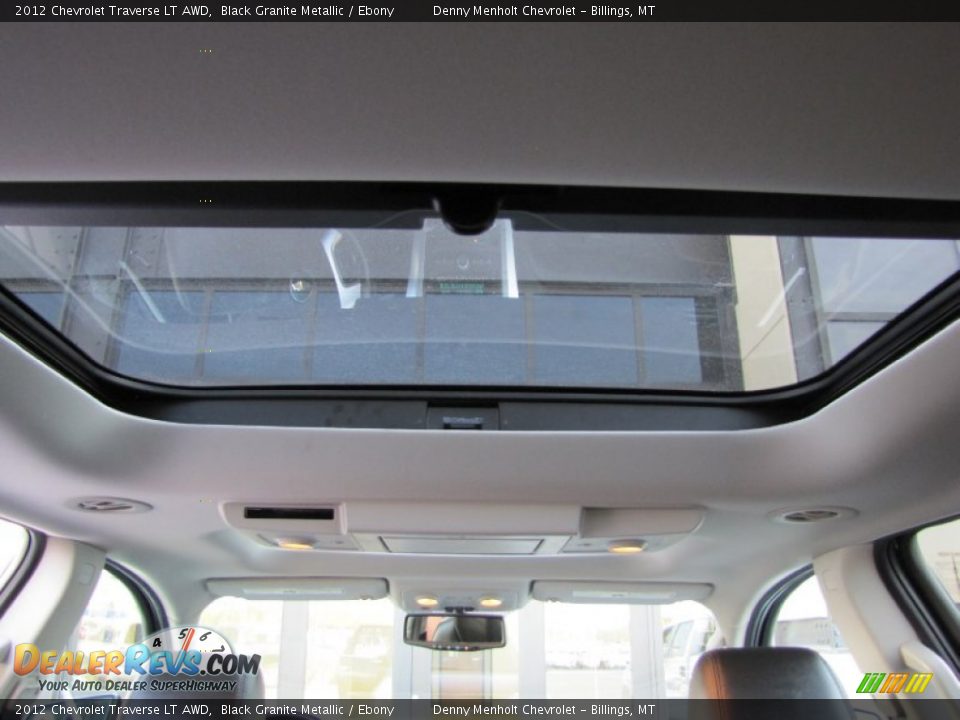 2012 Chevrolet Traverse LT AWD Black Granite Metallic / Ebony Photo #16