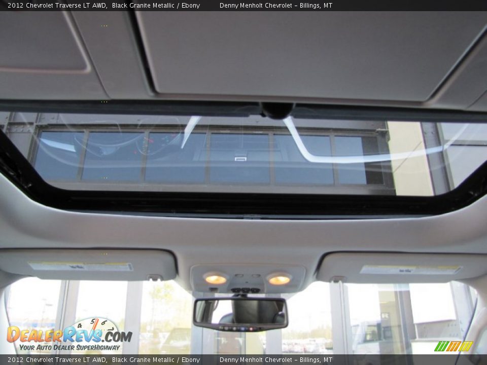 2012 Chevrolet Traverse LT AWD Black Granite Metallic / Ebony Photo #17