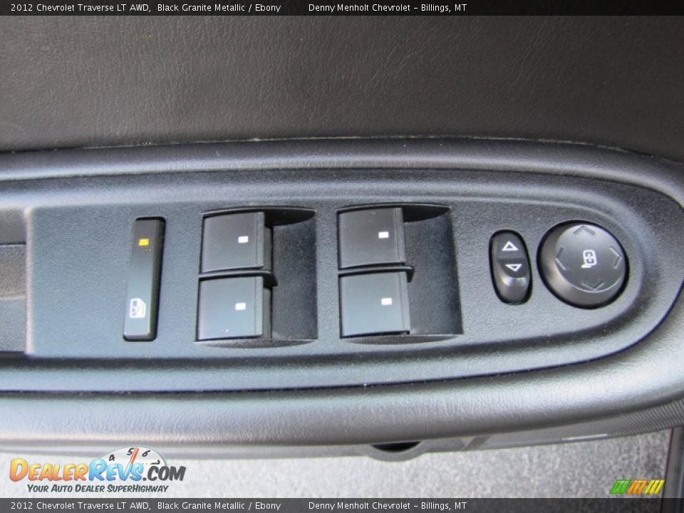 2012 Chevrolet Traverse LT AWD Black Granite Metallic / Ebony Photo #19