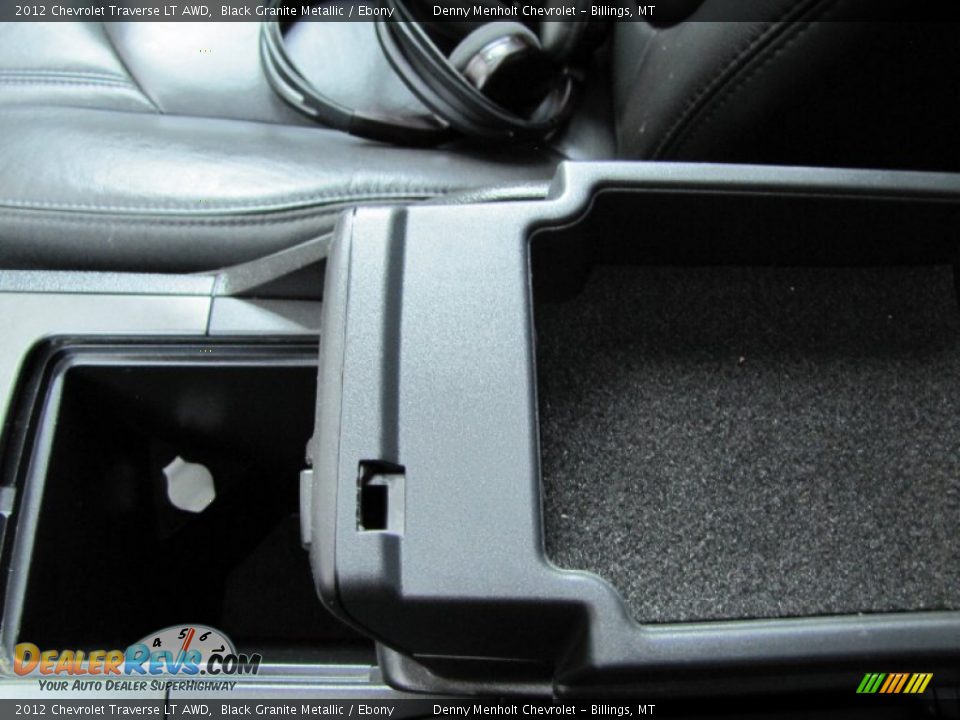 2012 Chevrolet Traverse LT AWD Black Granite Metallic / Ebony Photo #28