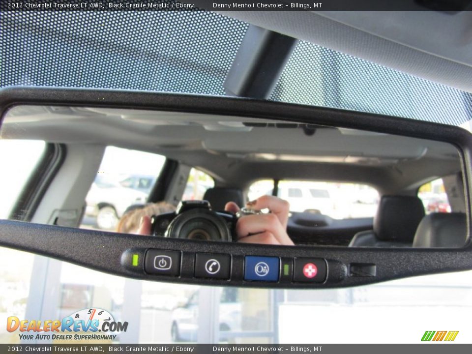 2012 Chevrolet Traverse LT AWD Black Granite Metallic / Ebony Photo #30