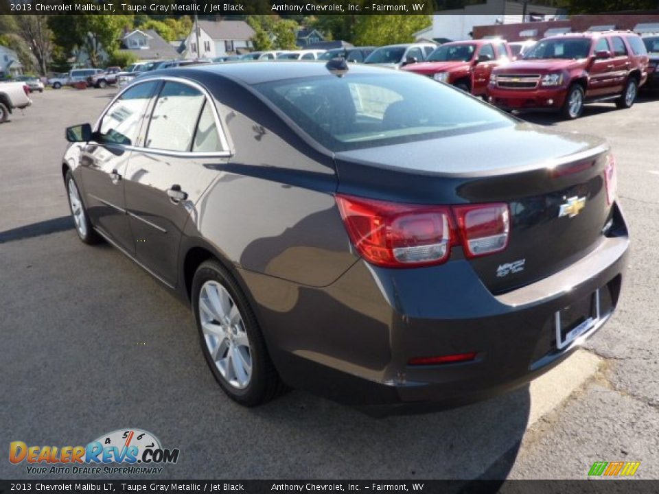2013 Chevrolet Malibu LT Taupe Gray Metallic / Jet Black Photo #4