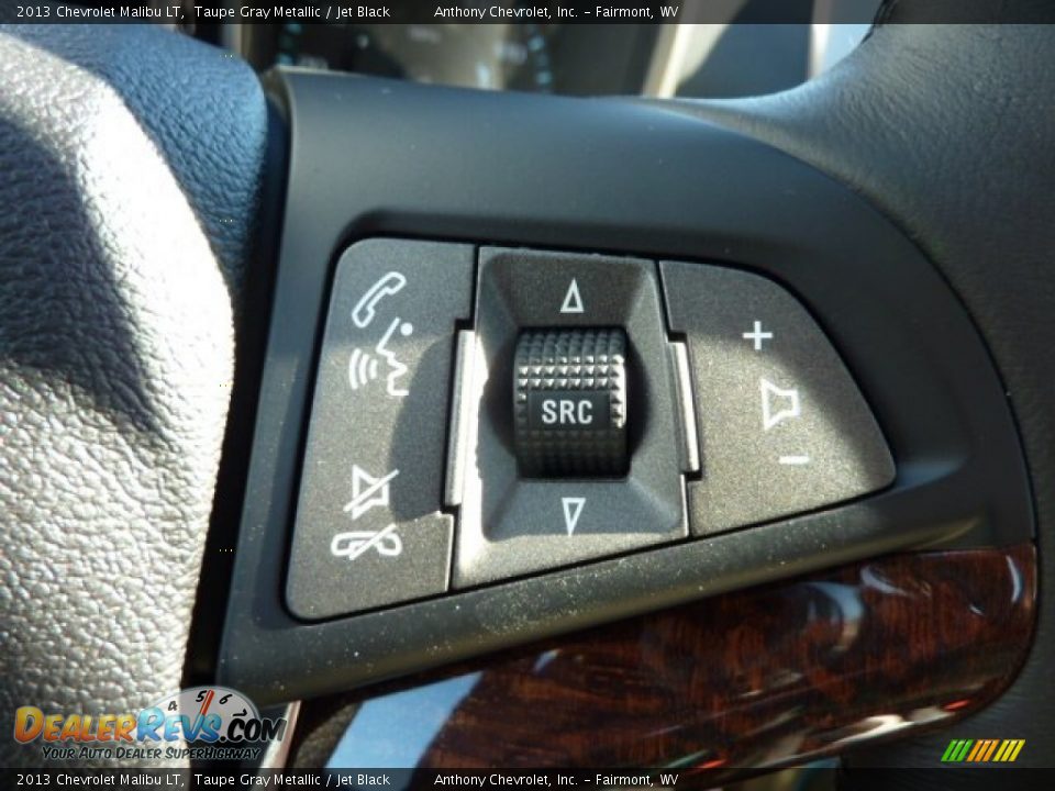 2013 Chevrolet Malibu LT Taupe Gray Metallic / Jet Black Photo #17