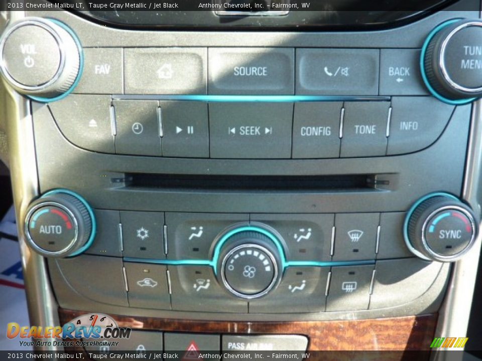 2013 Chevrolet Malibu LT Taupe Gray Metallic / Jet Black Photo #19
