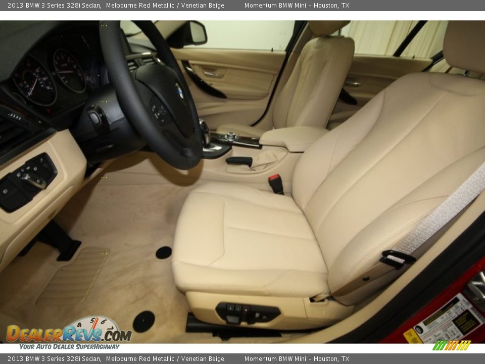 Venetian Beige Interior - 2013 BMW 3 Series 328i Sedan Photo #3