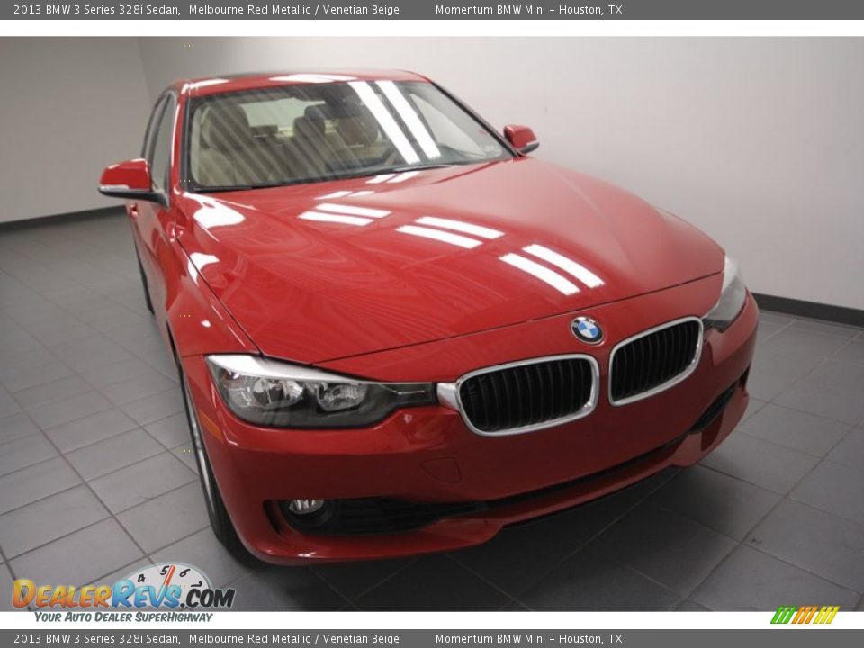 2013 BMW 3 Series 328i Sedan Melbourne Red Metallic / Venetian Beige Photo #5