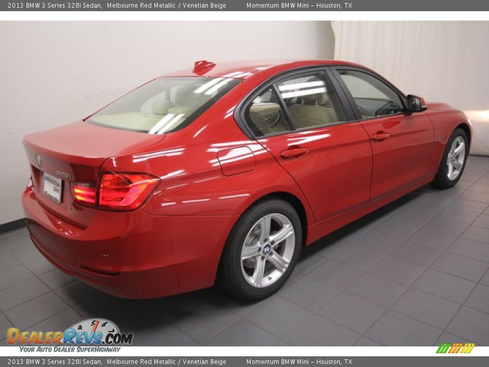 2013 BMW 3 Series 328i Sedan Melbourne Red Metallic / Venetian Beige Photo #8