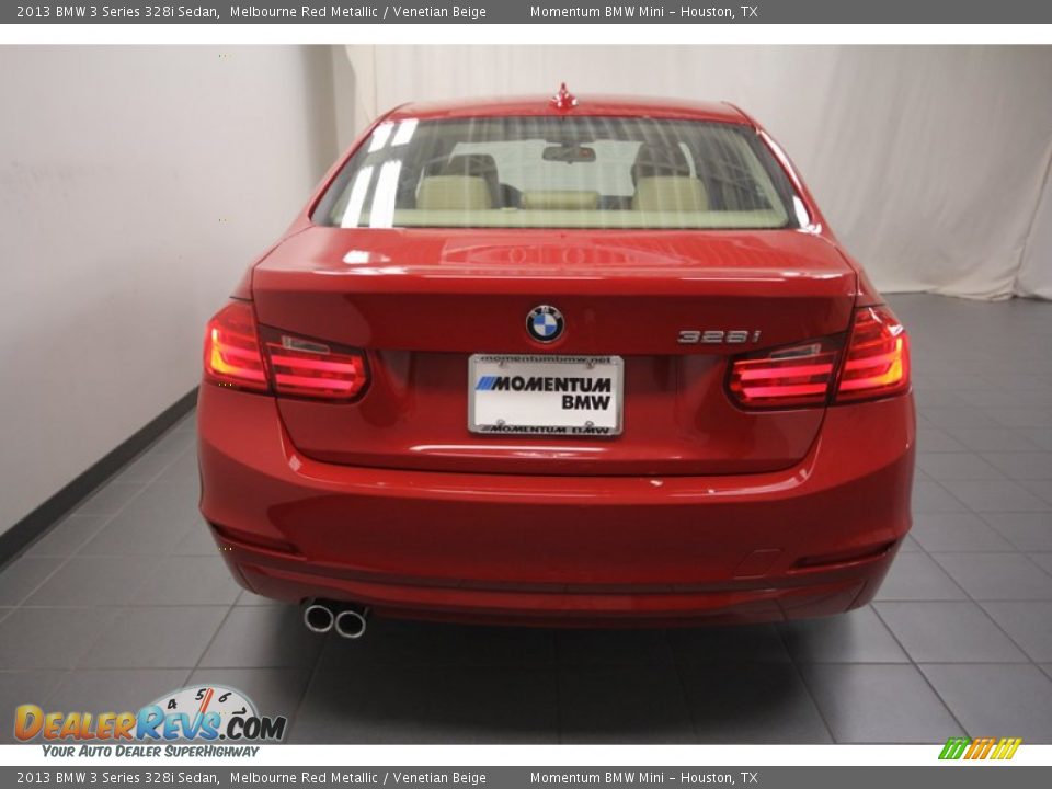 2013 BMW 3 Series 328i Sedan Melbourne Red Metallic / Venetian Beige Photo #9