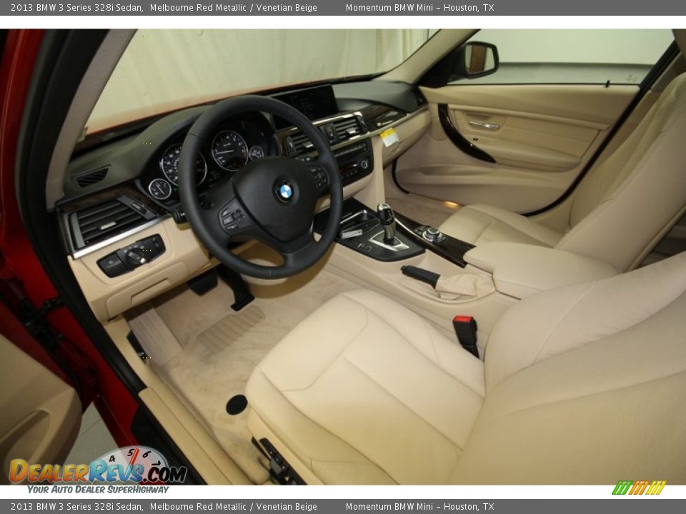 Venetian Beige Interior - 2013 BMW 3 Series 328i Sedan Photo #11