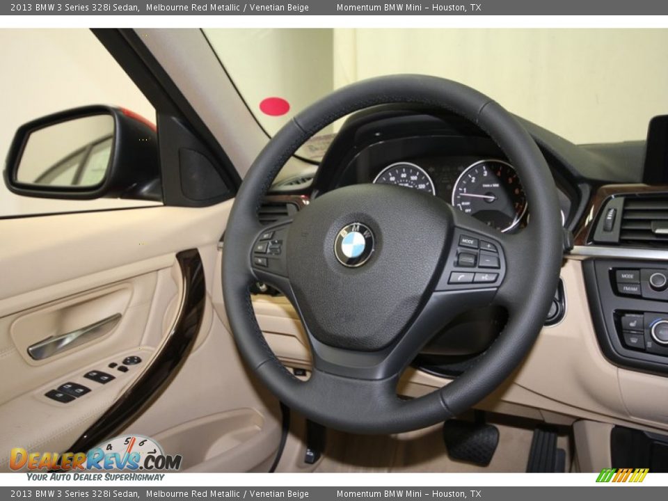 2013 BMW 3 Series 328i Sedan Steering Wheel Photo #26