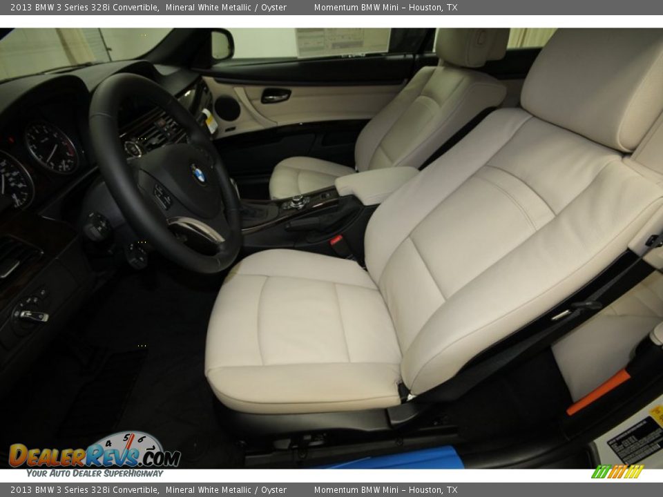 2013 BMW 3 Series 328i Convertible Mineral White Metallic / Oyster Photo #3