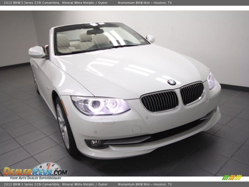 2013 BMW 3 Series 328i Convertible Mineral White Metallic / Oyster Photo #5