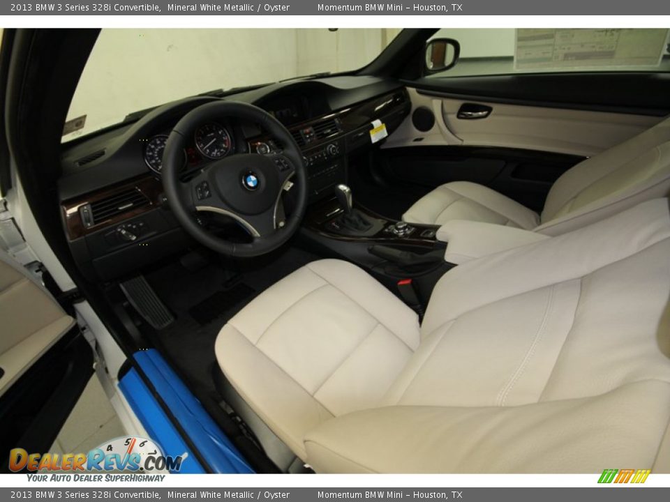 Oyster Interior - 2013 BMW 3 Series 328i Convertible Photo #12