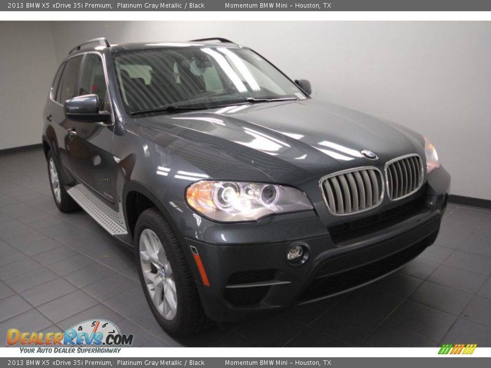 2013 BMW X5 xDrive 35i Premium Platinum Gray Metallic / Black Photo #5